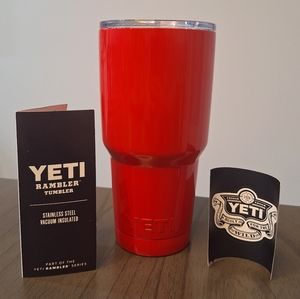 NEW Red Yeti 30oz Tumbler